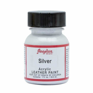 Angelus Brand - Metallic Leerverf - Zilver - Sneaker Essentials