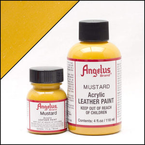 Angelus Brand - Standaard Leerverf - Mosterd - Sneaker Essentials