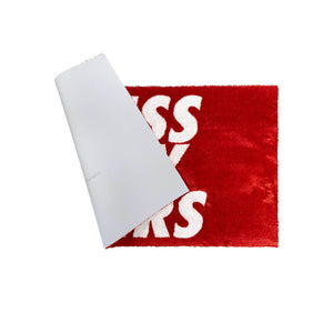 Sneaker vloerkleed - Kiss My Airs Rood - Sneaker Essentials