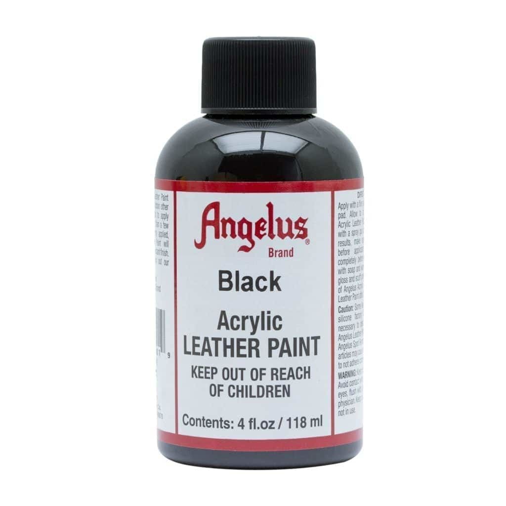 Angelus Brand - Standaard Leerverf - Zwart