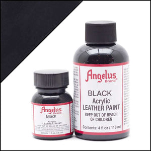 Angelus Brand - Standaard Leerverf - Zwart