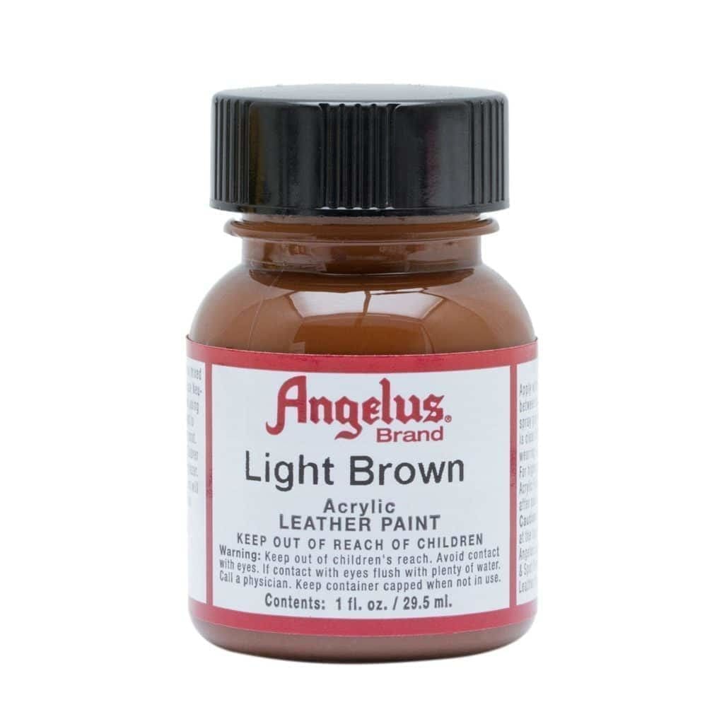 Angelus Brand - Standaard Leerverf - Lichtbruin