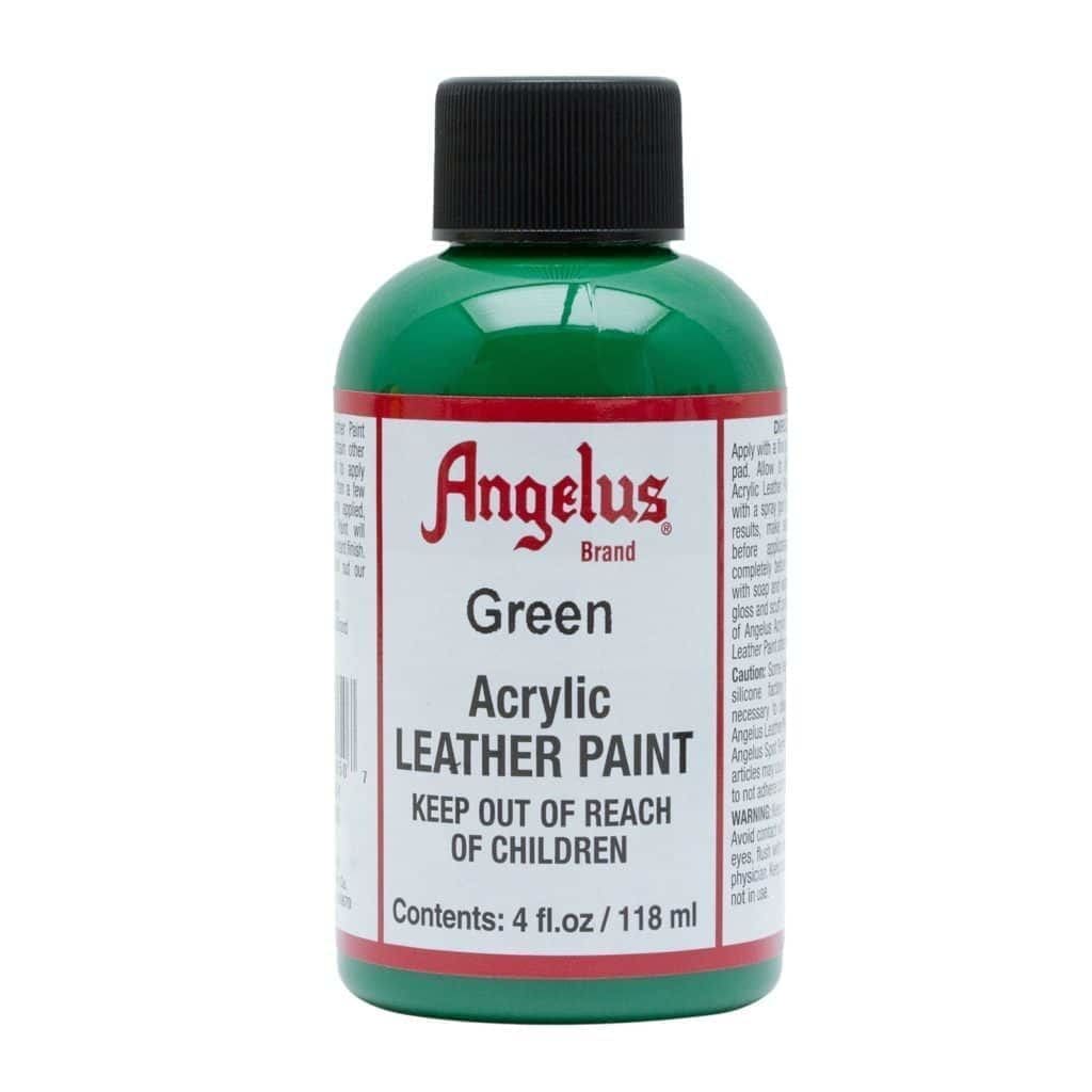 Angelus Brand - Standaard Leerverf - Groen - Sneaker Essentials