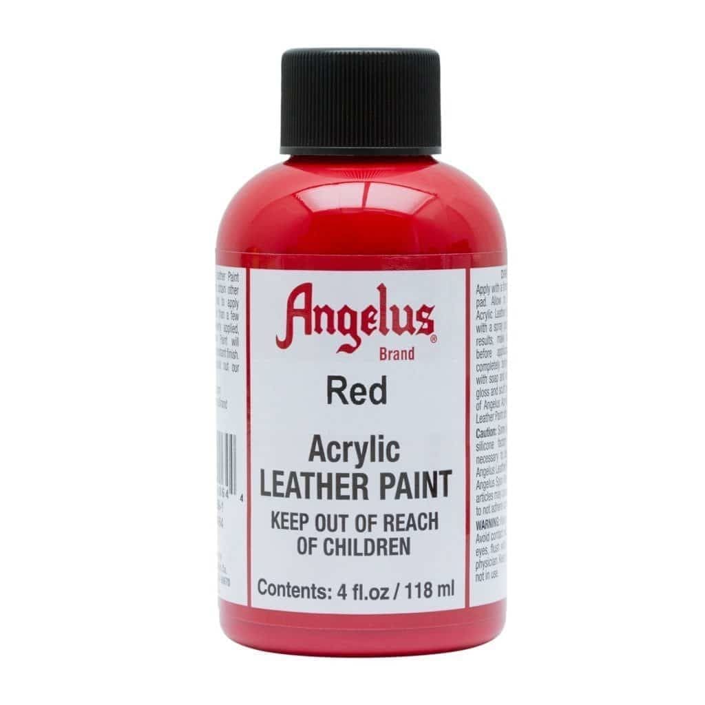 Angelus Brand - Standaard Leerverf - Rood - Sneaker Essentials