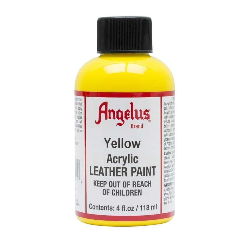 Angelus Brand - Standaard Leerverf - Geel - Sneaker Essentials