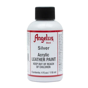 Angelus Brand - Metallic Leerverf - Zilver - Sneaker Essentials