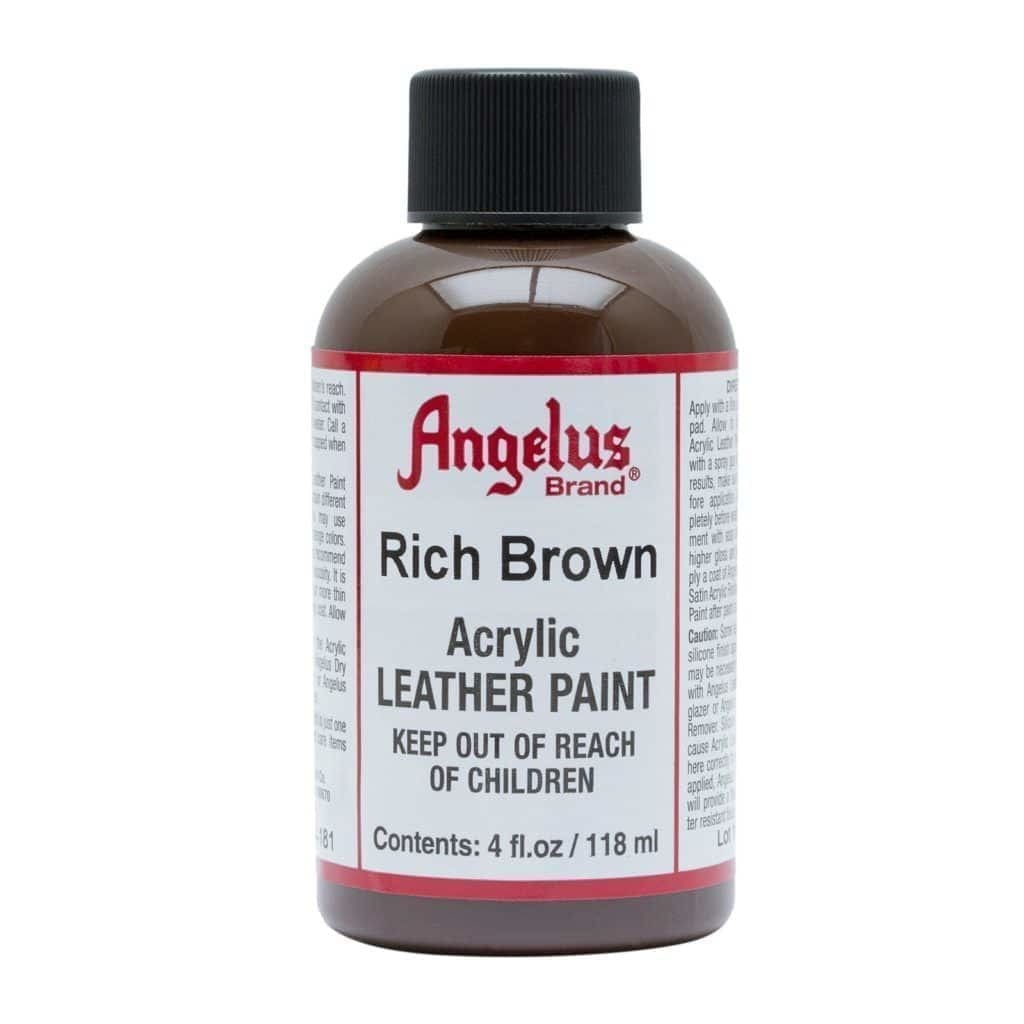Angelus Brand - Standaard Leerverf - Rijkbruin - Sneaker Essentials