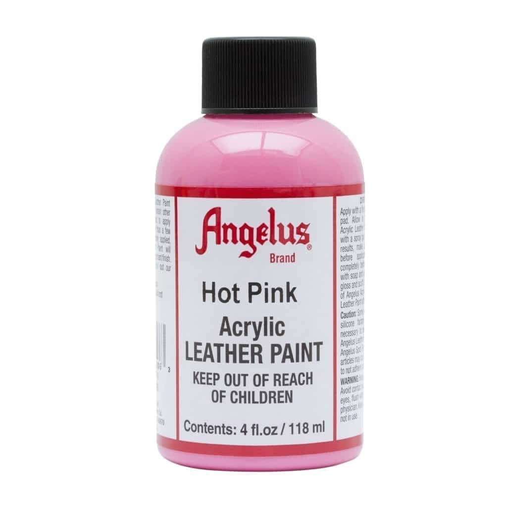 Angelus Brand - Standaard Leerverf - Felroze - Sneaker Essentials
