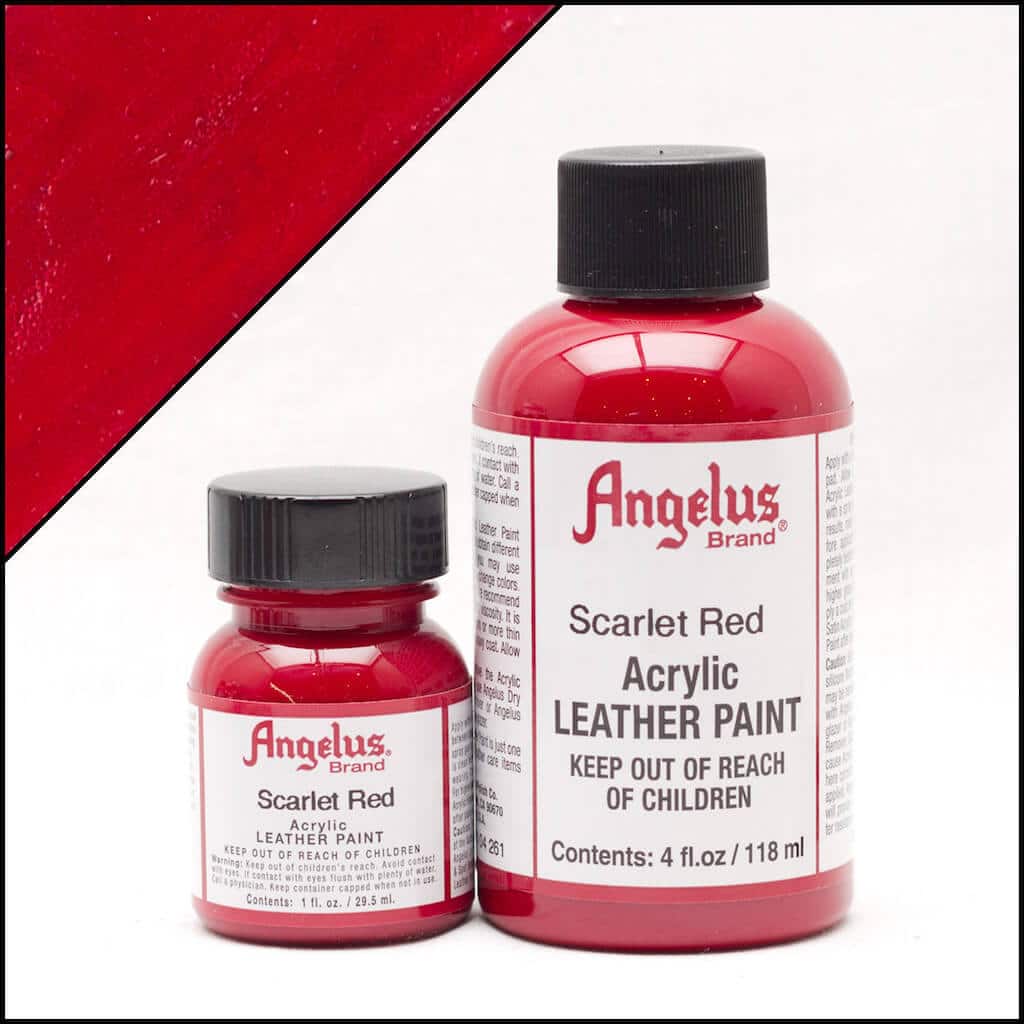 Angelus Brand - Standaard Leerverf - Scharlaken rood - Sneaker Essentials
