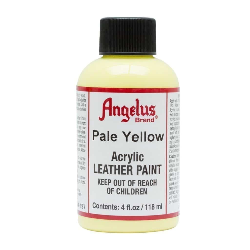 Angelus Brand - Standaard Leerverf - Pastelgeel - Sneaker Essentials