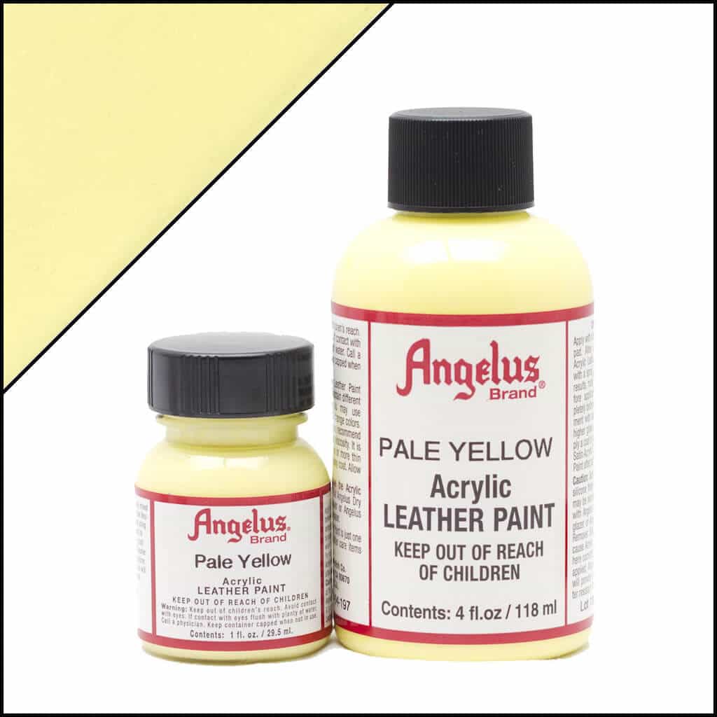 Angelus Brand - Standaard Leerverf - Pastelgeel - Sneaker Essentials