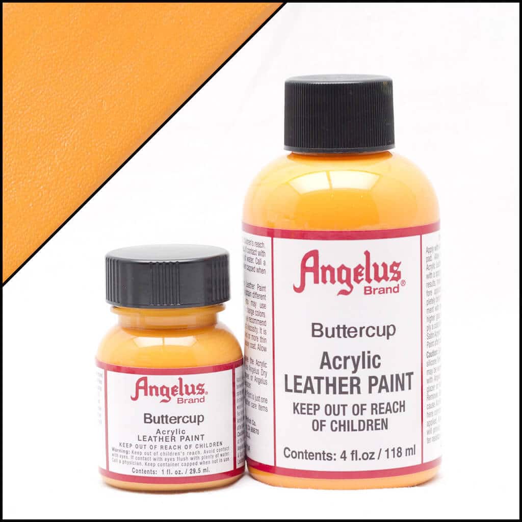 Angelus Brand - Standaard Leerverf - Boterbloem - Sneaker Essentials