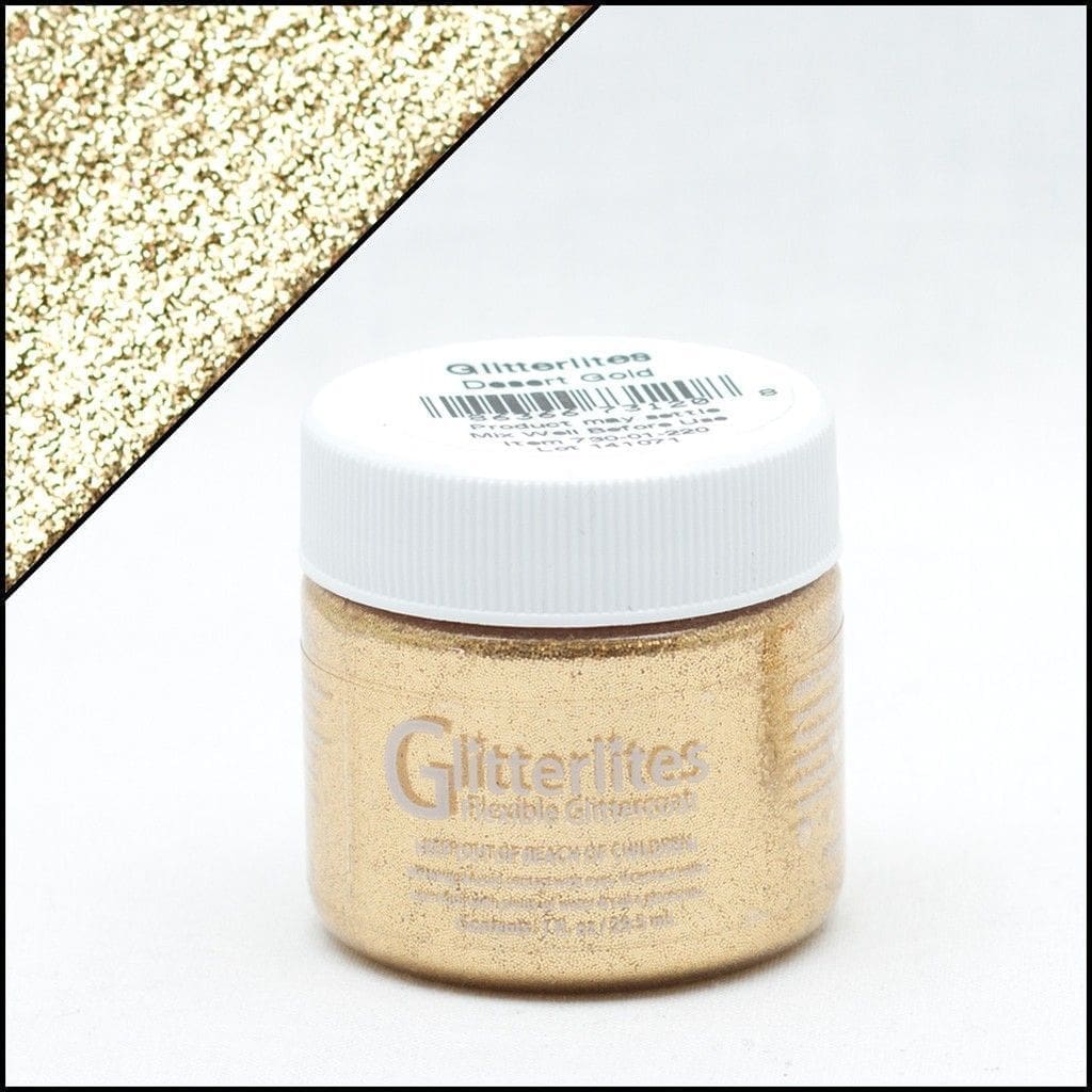 Angelus Brand - Glitterlites leerverf - Desert Gold - Sneaker Essentials