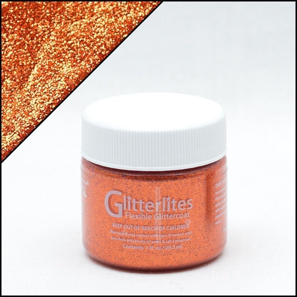 Angelus Brand - Glitterlites leerverf - Orange Orange - Sneaker Essentials