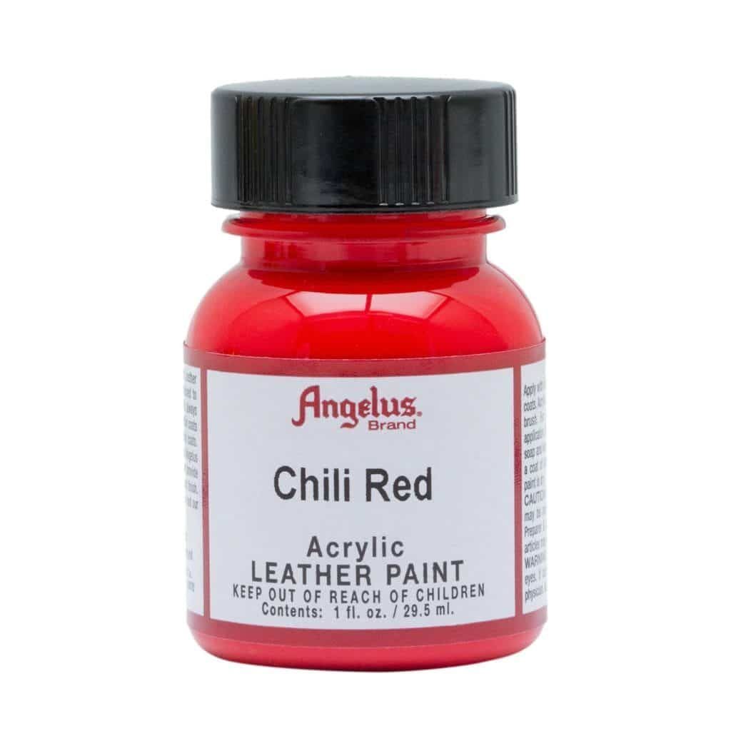 Angelus Brand - Standaard Leerverf - Chili rood - Sneaker Essentials