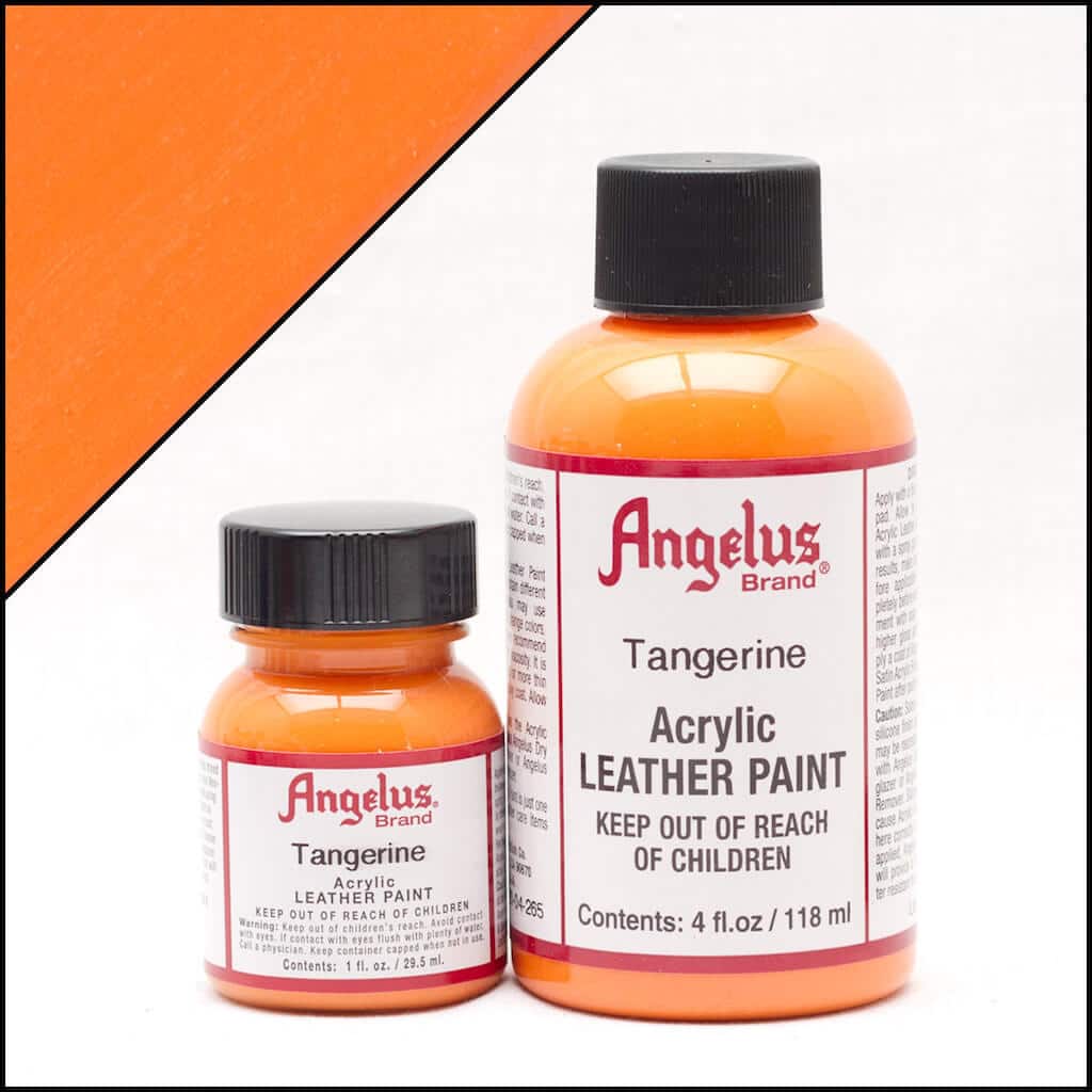 Angelus Brand - Standaard Leerverf - Tangerine - Sneaker Essentials