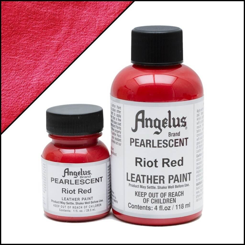 Angelus Brand - Parelmoer Leerverf - Riot Rood - Sneaker Essentials