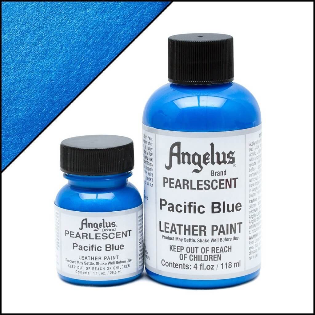 Angelus Brand - Parelmoer Leerverf - Oceaanblauw - Sneaker Essentials
