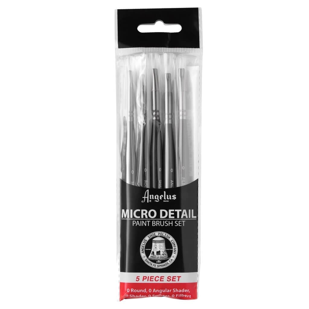 Angelus Brand Micro Detail penselenset - 5 stuks - Sneaker Essentials