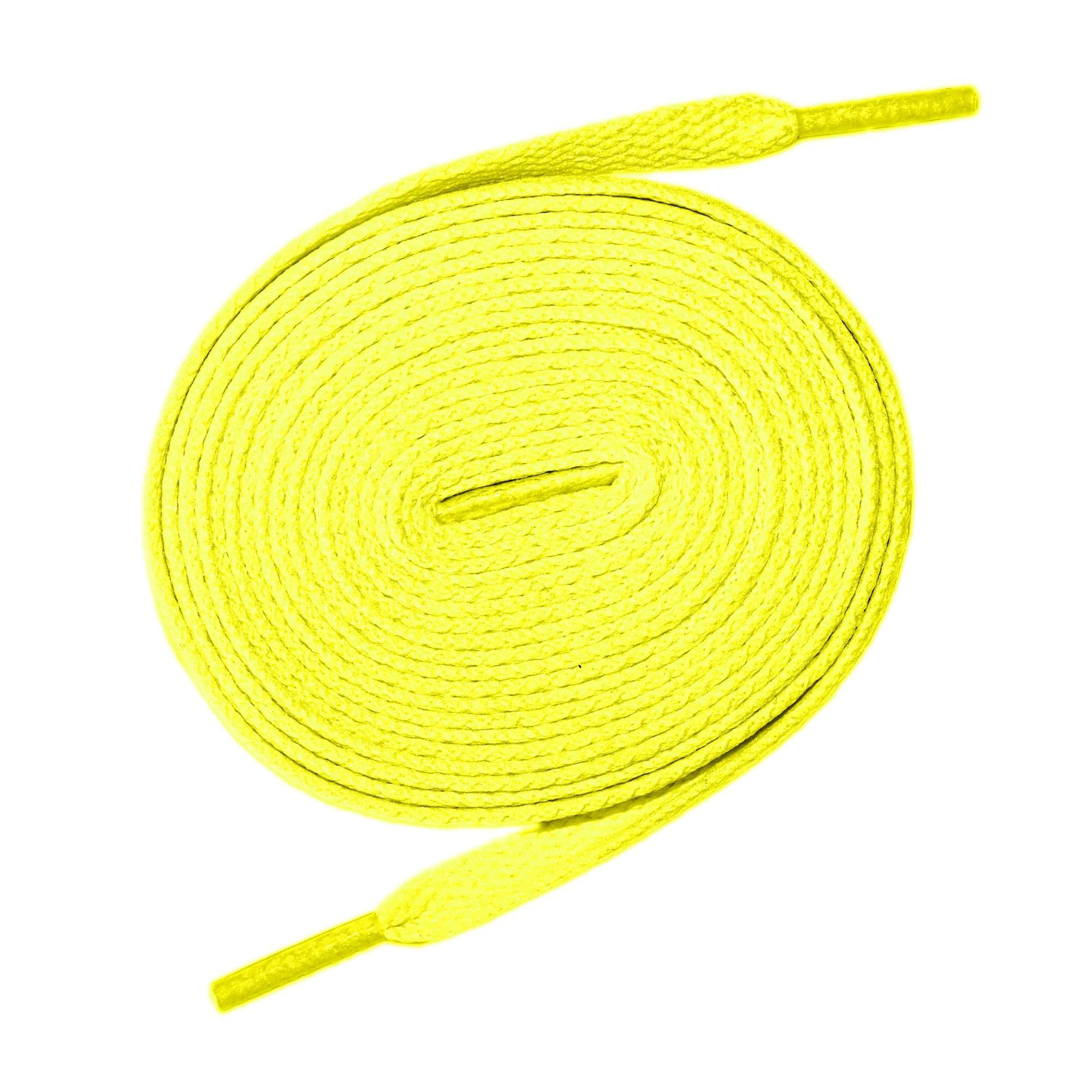 Sneaker Essentials - Premium laces - Flats - Neon geel