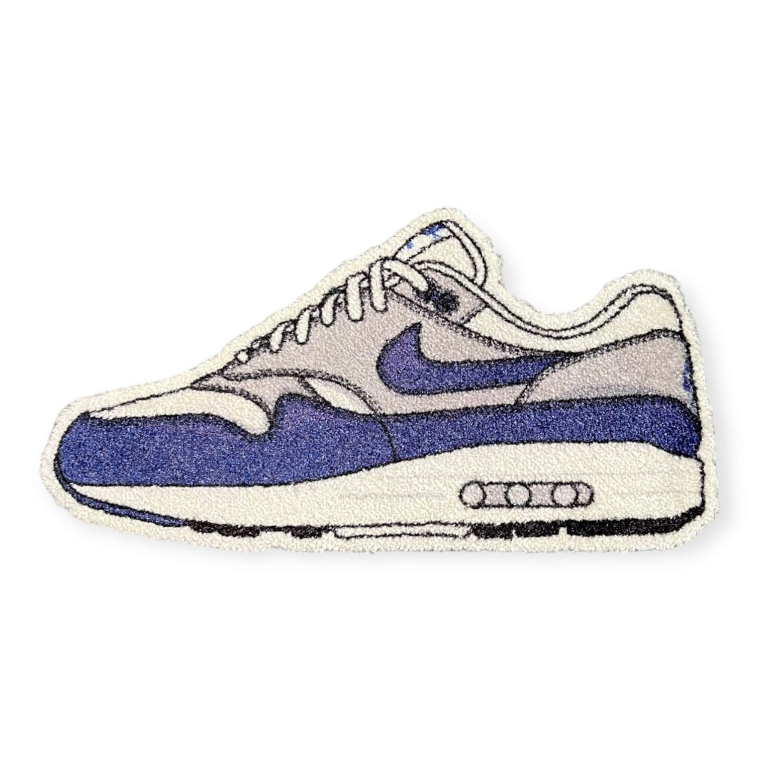 Sneaker Essentials - Cutout vloerkleed - Air Max 1 - Anniversary Royal Blue Small - Sneaker Essentials
