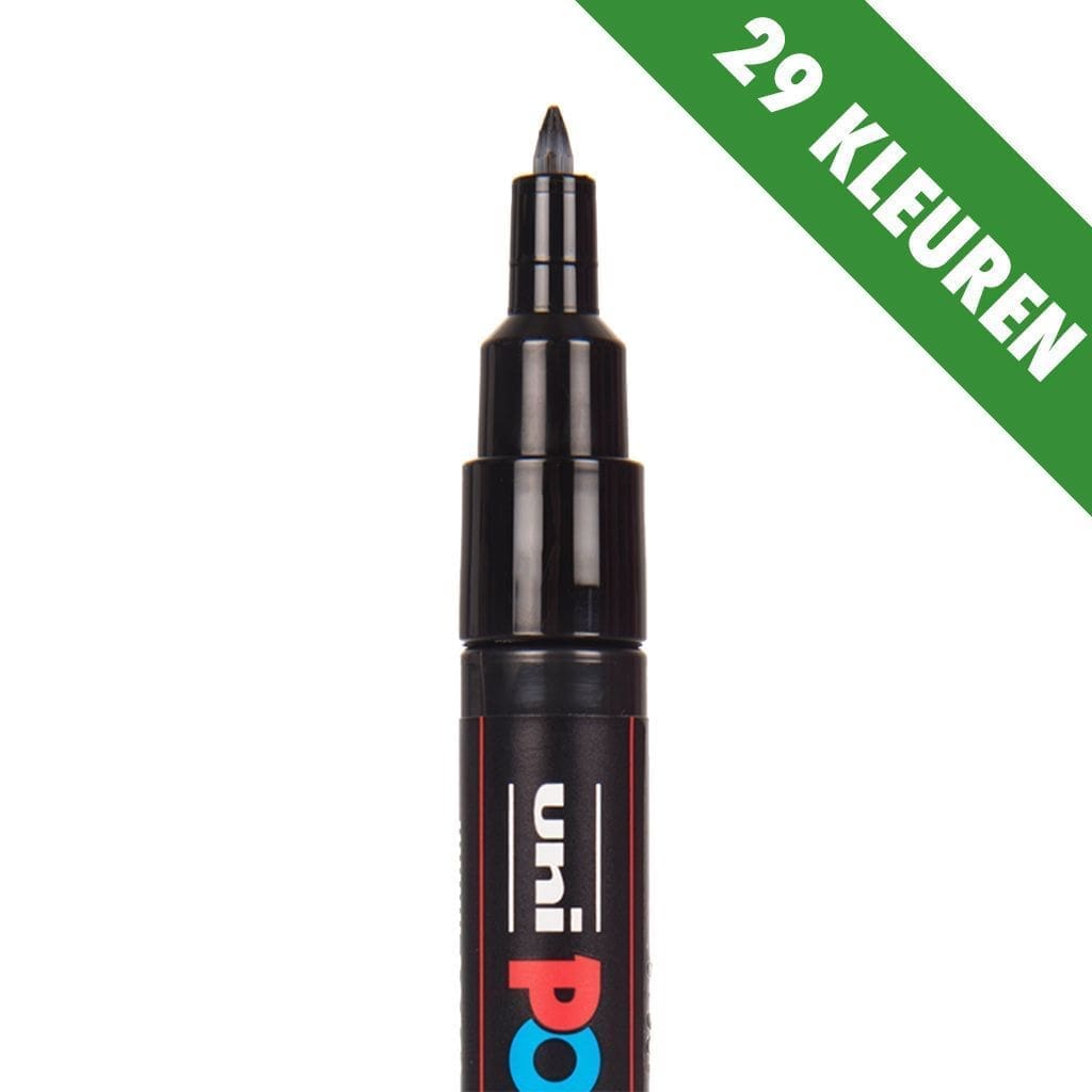 Posca marker met extra fijne punt – PC-1M –  0,7mm - Sneaker Essentials