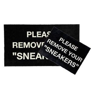 please remove your sneakers