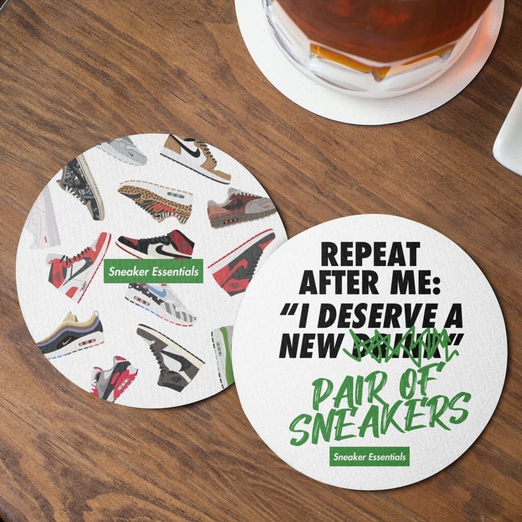 4x Sneaker Essentials onderzetter - Sneaker Essentials